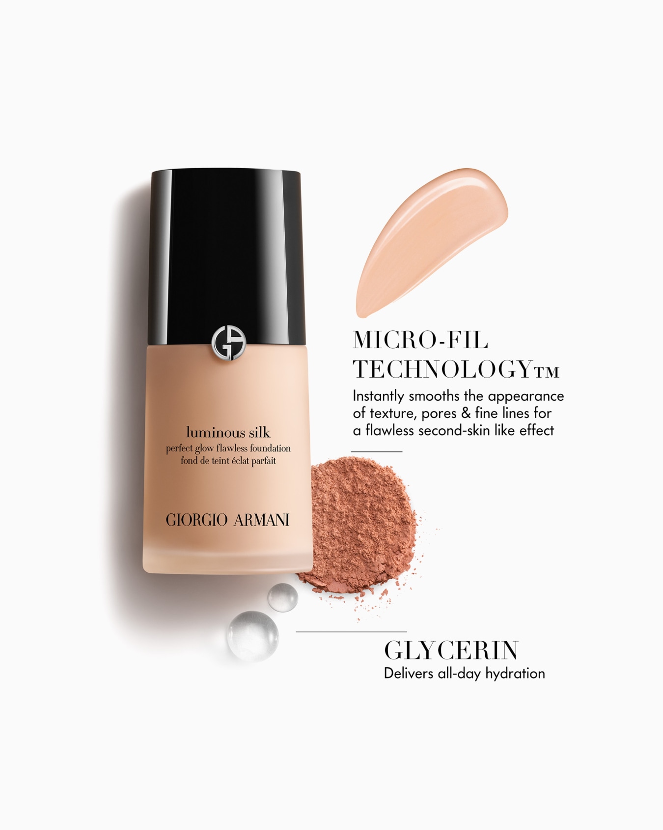8 - Tan Neutral, Luminous Silk Perfect Glow Flawless Foundation Diapositiva 4