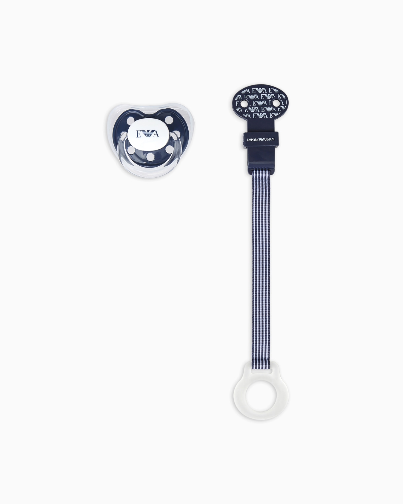 Conjunto para bebé con chupete y cadena Diapositiva 0