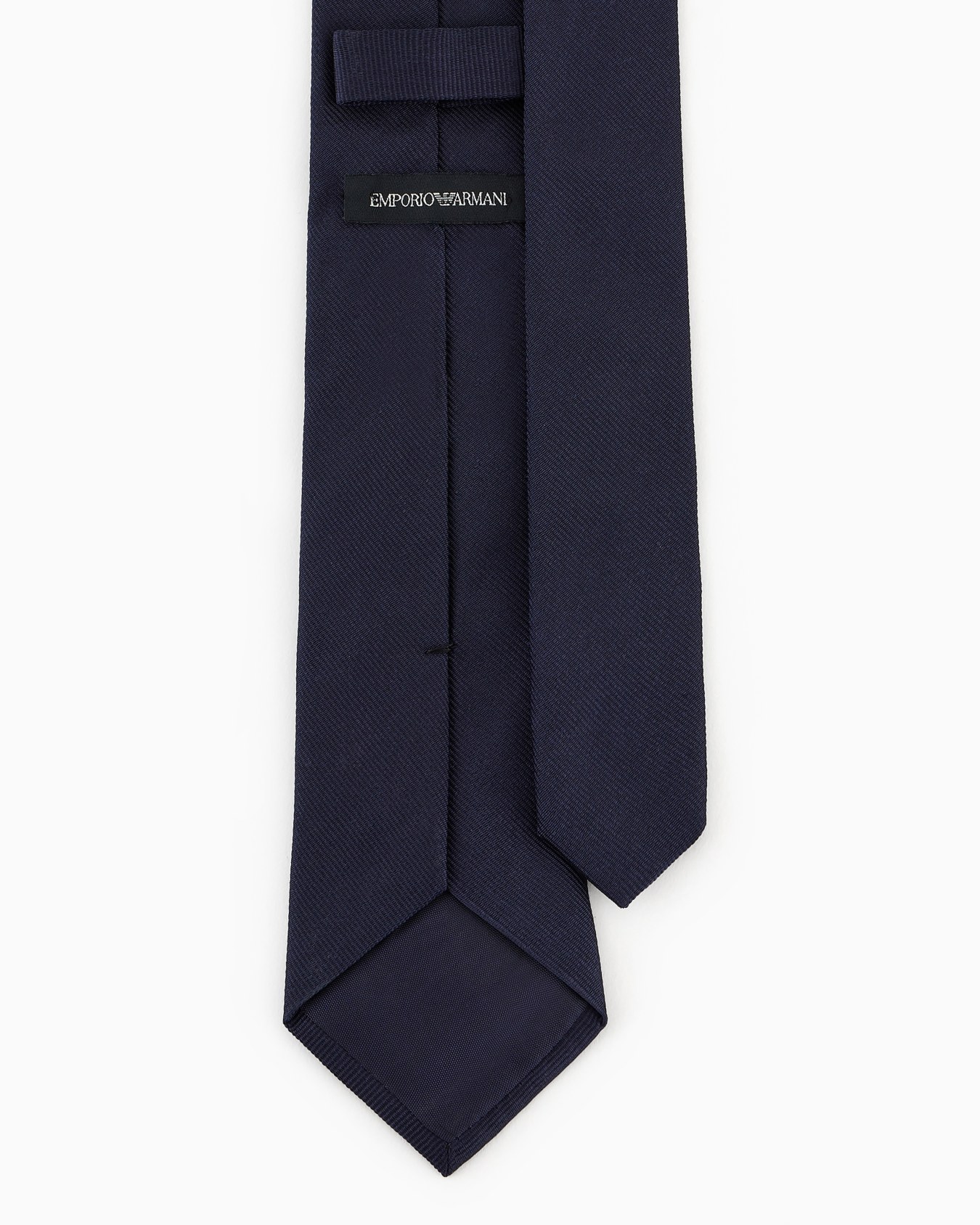 Pure silk tie with eagle embroidery Slide 1