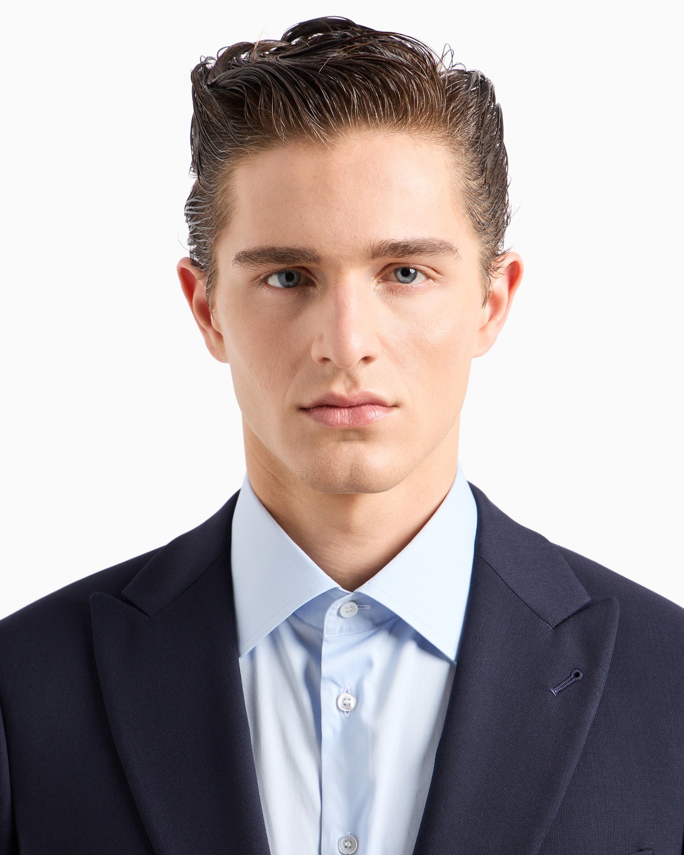 Single-breasted Soho Line suit in double stretch wool Slide 4