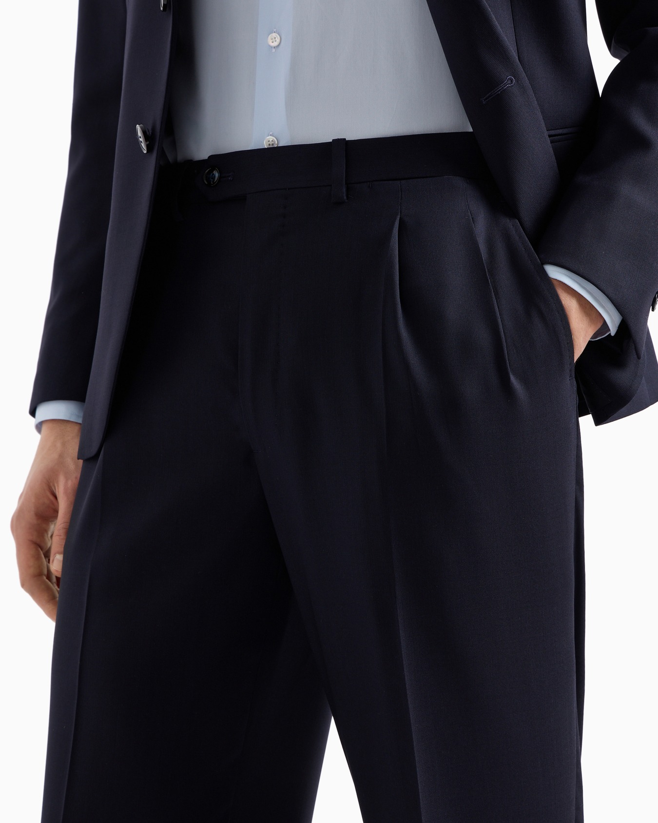 Single-breasted Soho Line suit in double stretch wool Slide 5