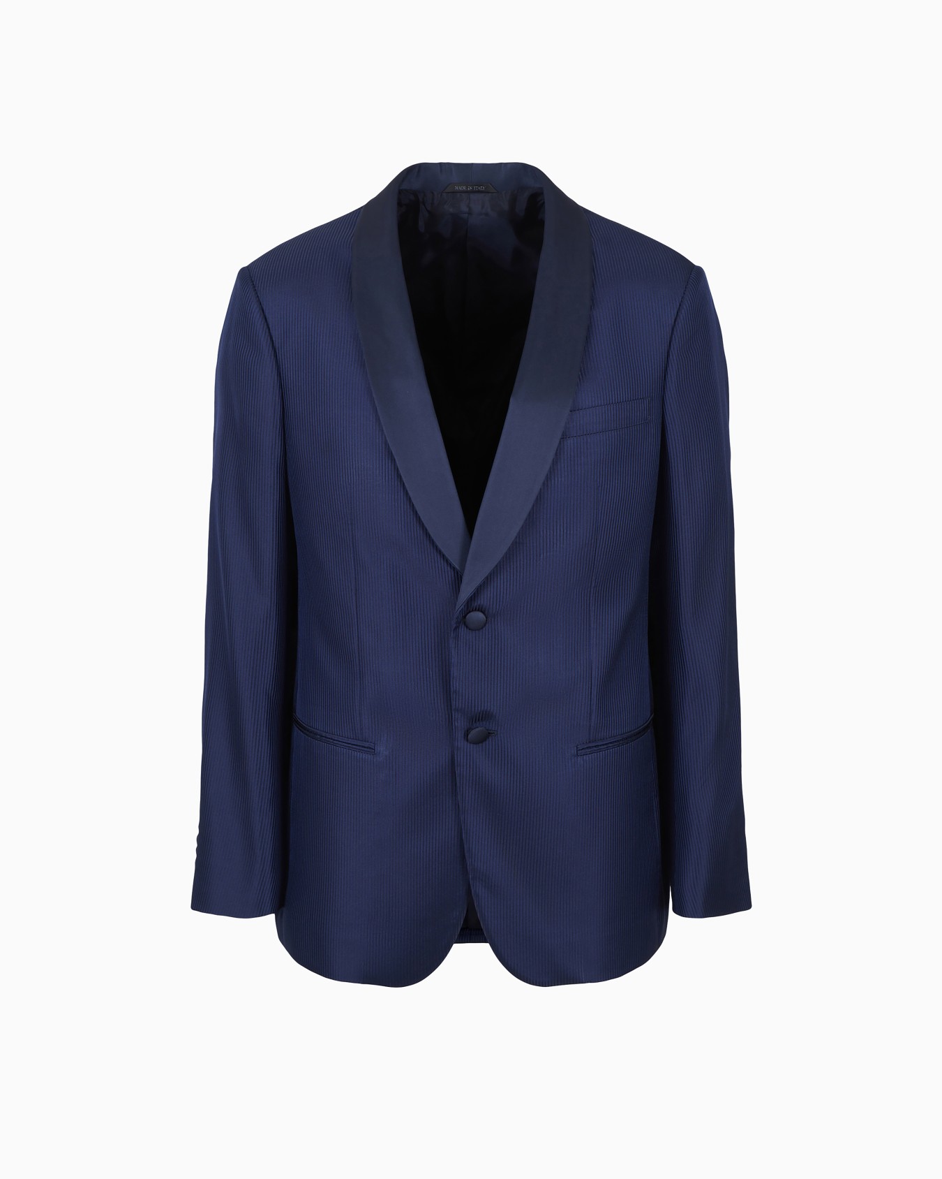 Soho line single-breasted tuxedo jacket in silk jacquard Diapositiva 0
