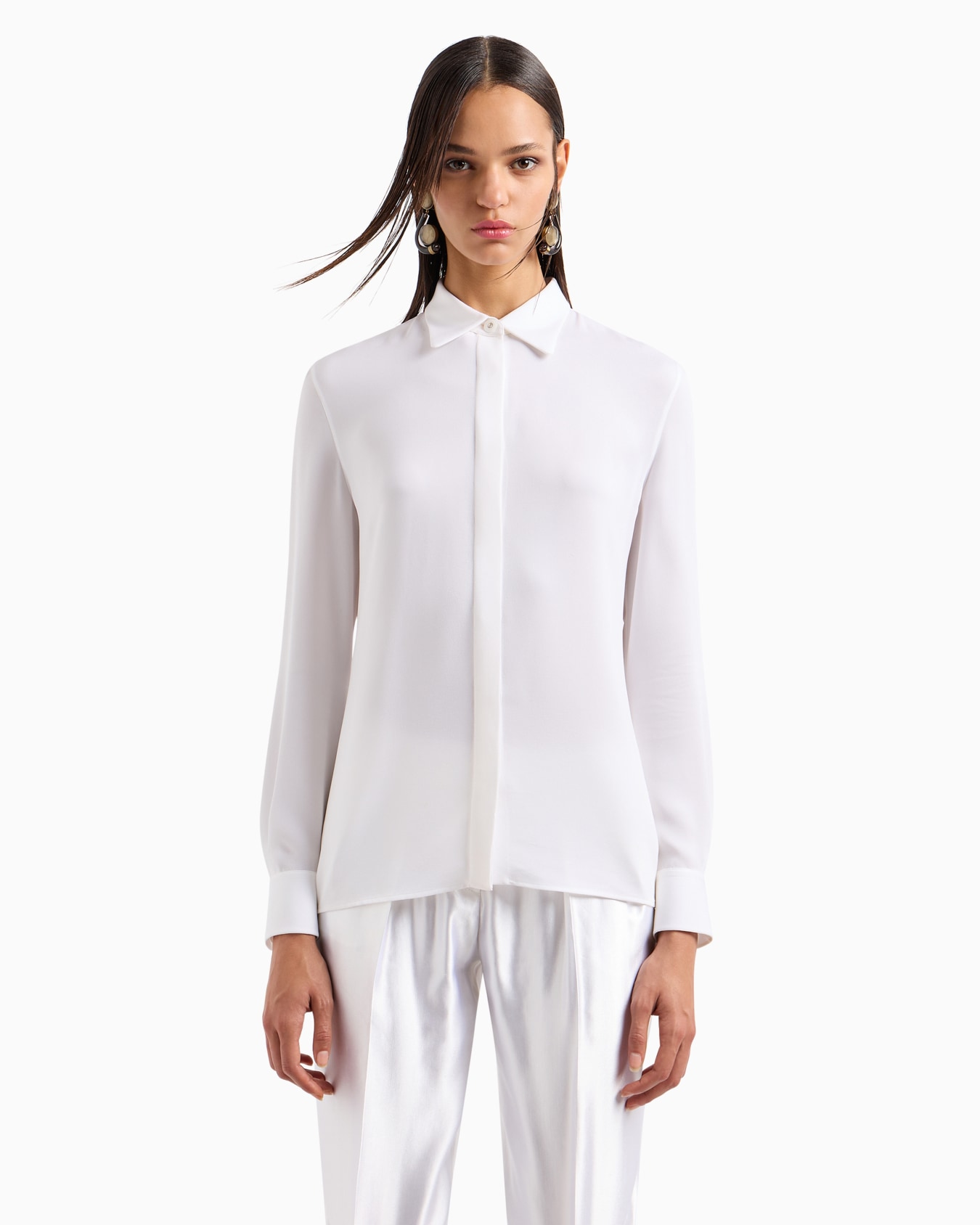 Camisa clásica de seda orgánica ASV Diapositiva 4