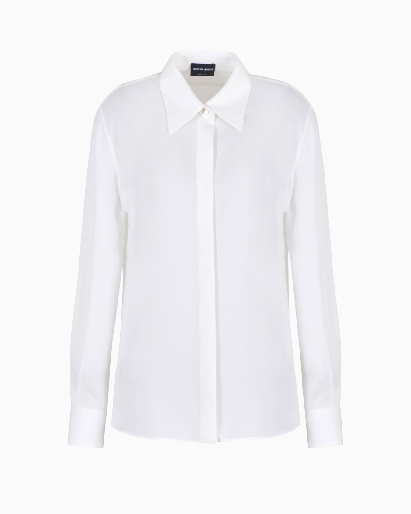 Camicia classica in seta organica ASV Slide 0