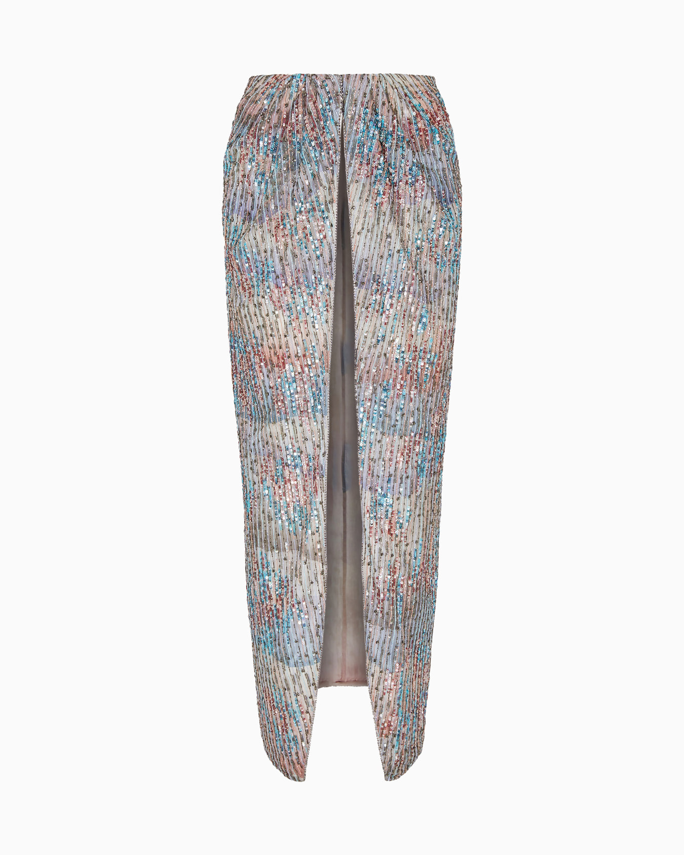 Embroidered long skirt Slide 0