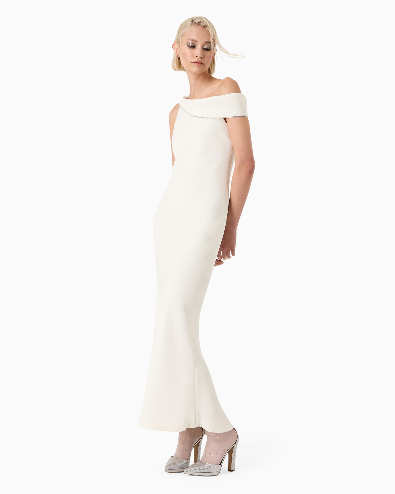 Silk long dress Slide 3