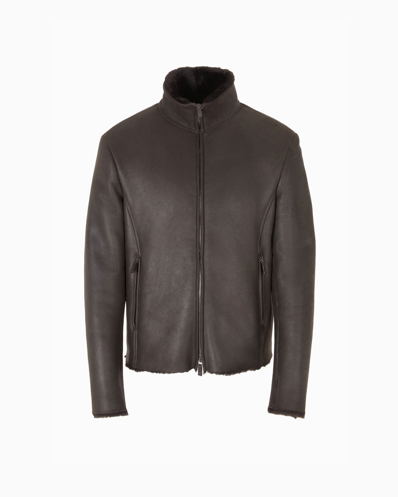 Zipped sheepskin blouson Slide 0