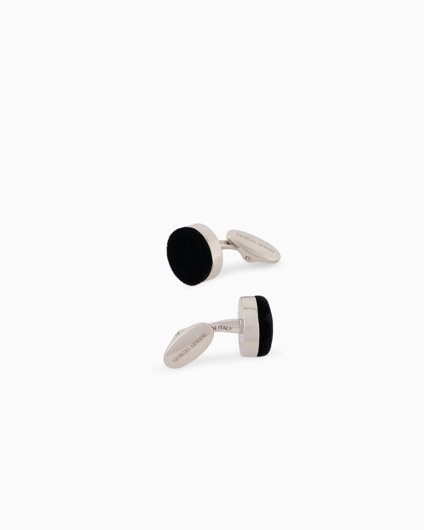Gemelli in argento 925 e velluto Slide 1