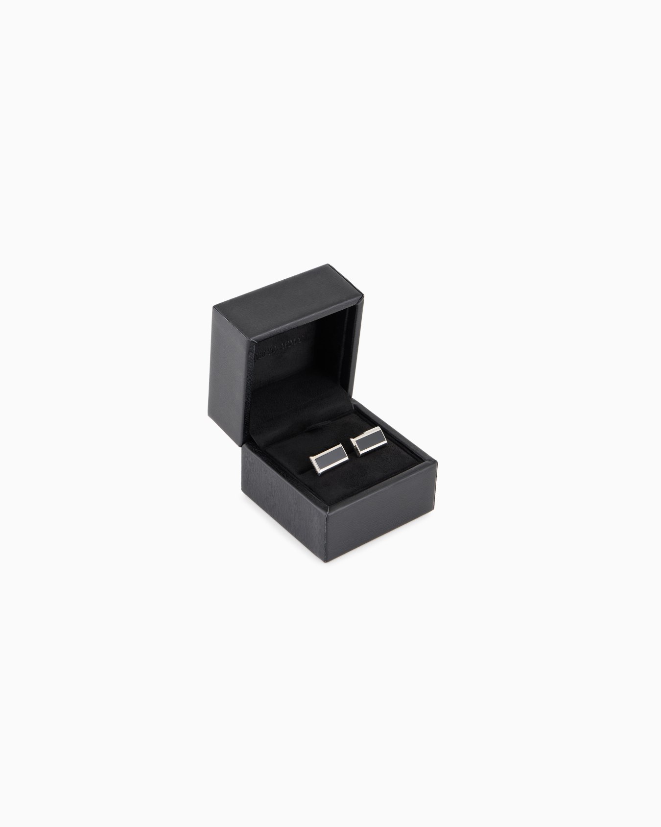 Sterling silver cufflinks with enamel detail Slide 3