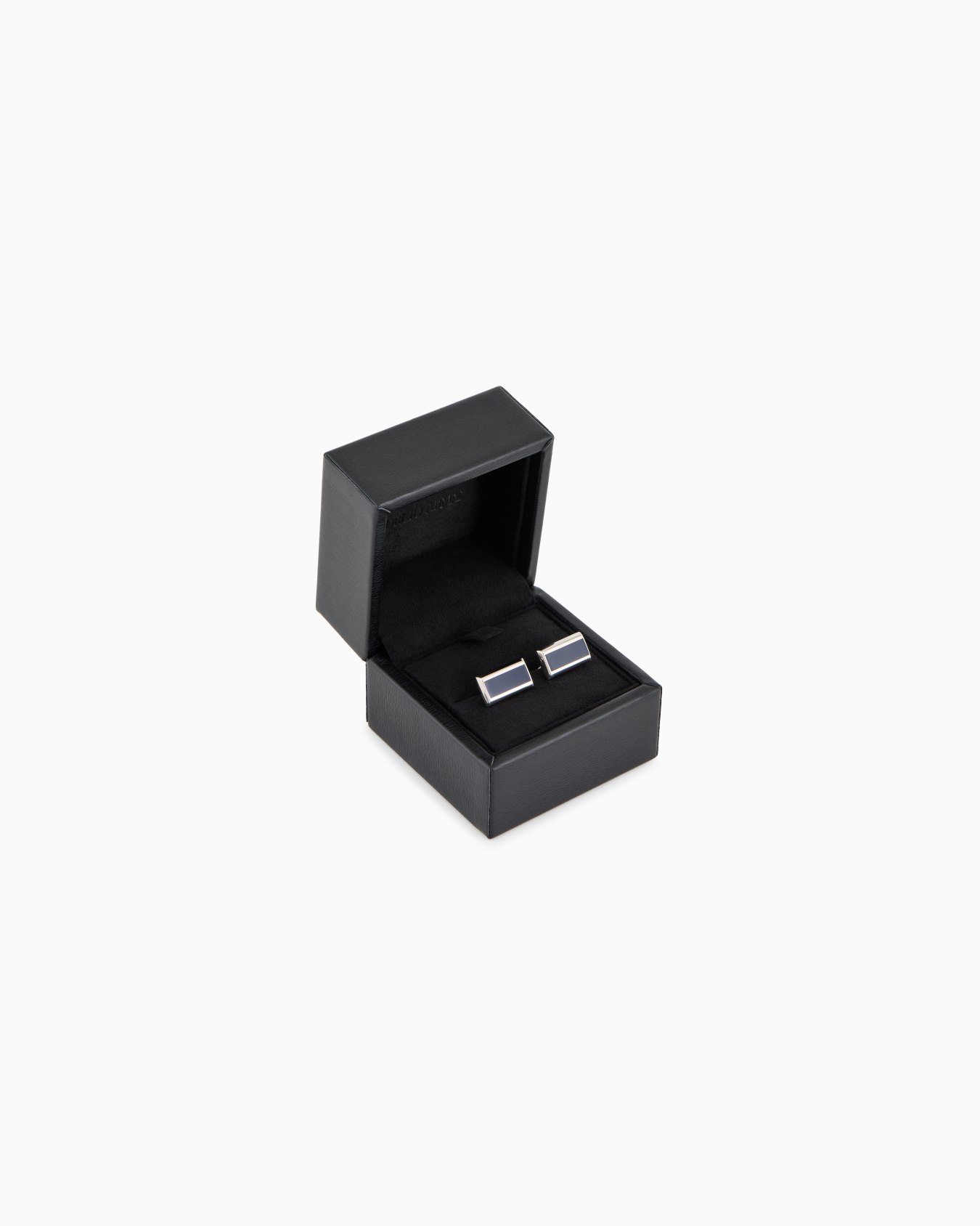 Sterling silver cufflinks with enamel detail Slide 3