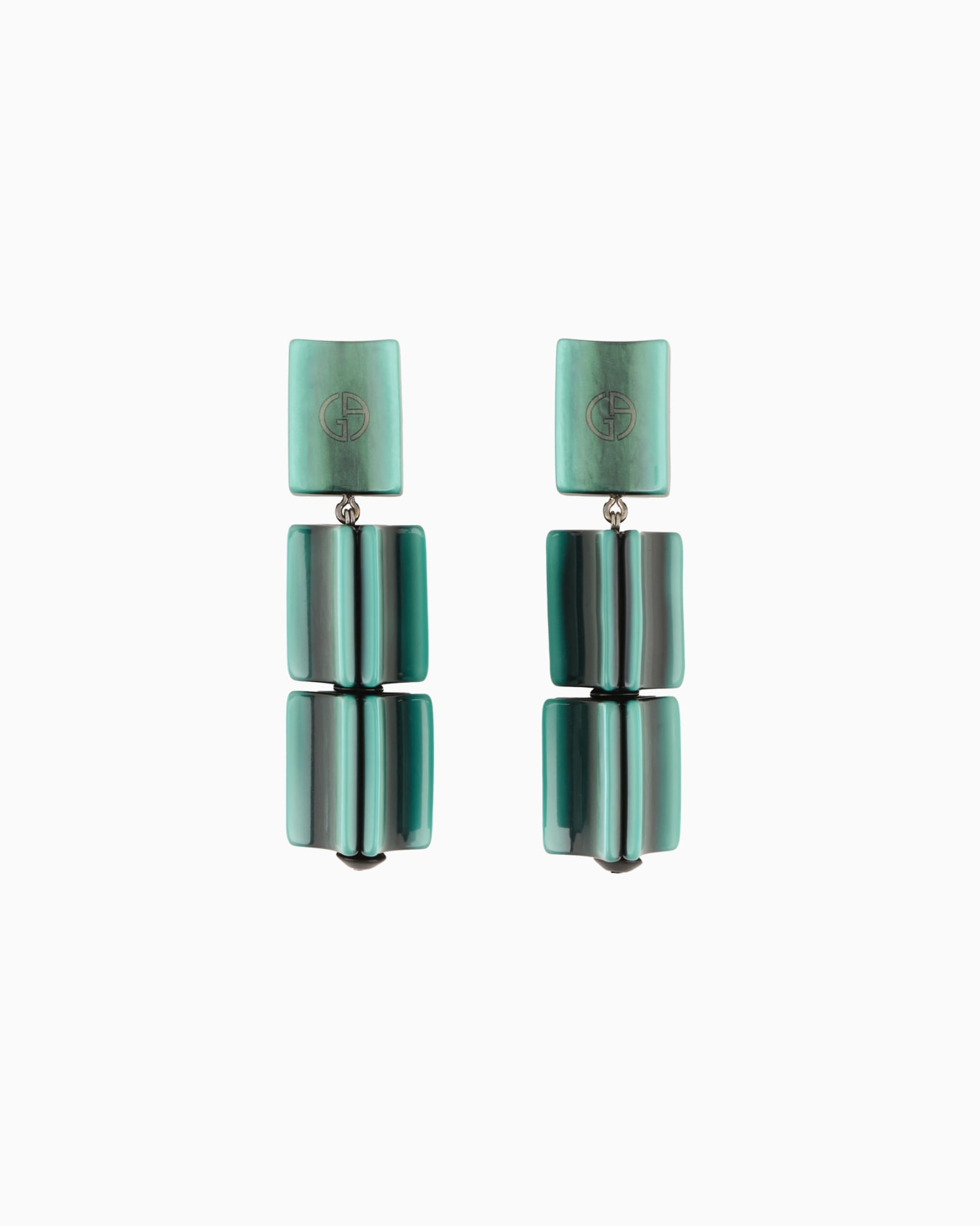 Resin clip-on pedant earrings Slide 0