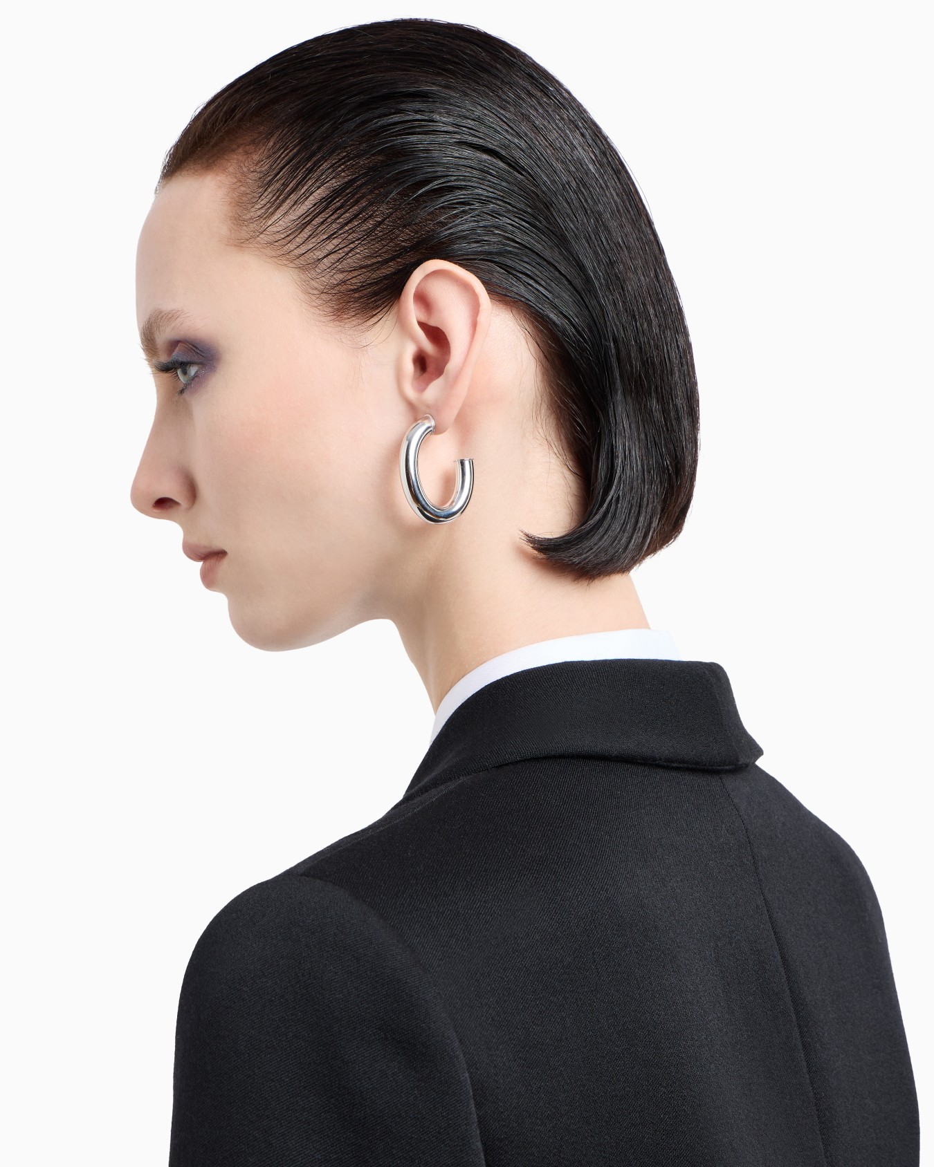 925 Sterling silver hoop earrings Slide 2