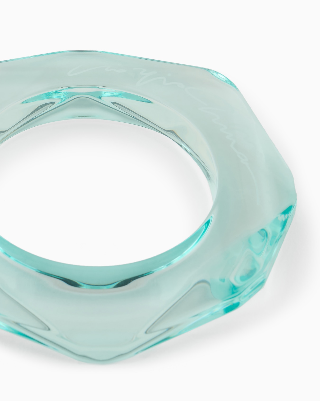 Faceted bangle Slide 1