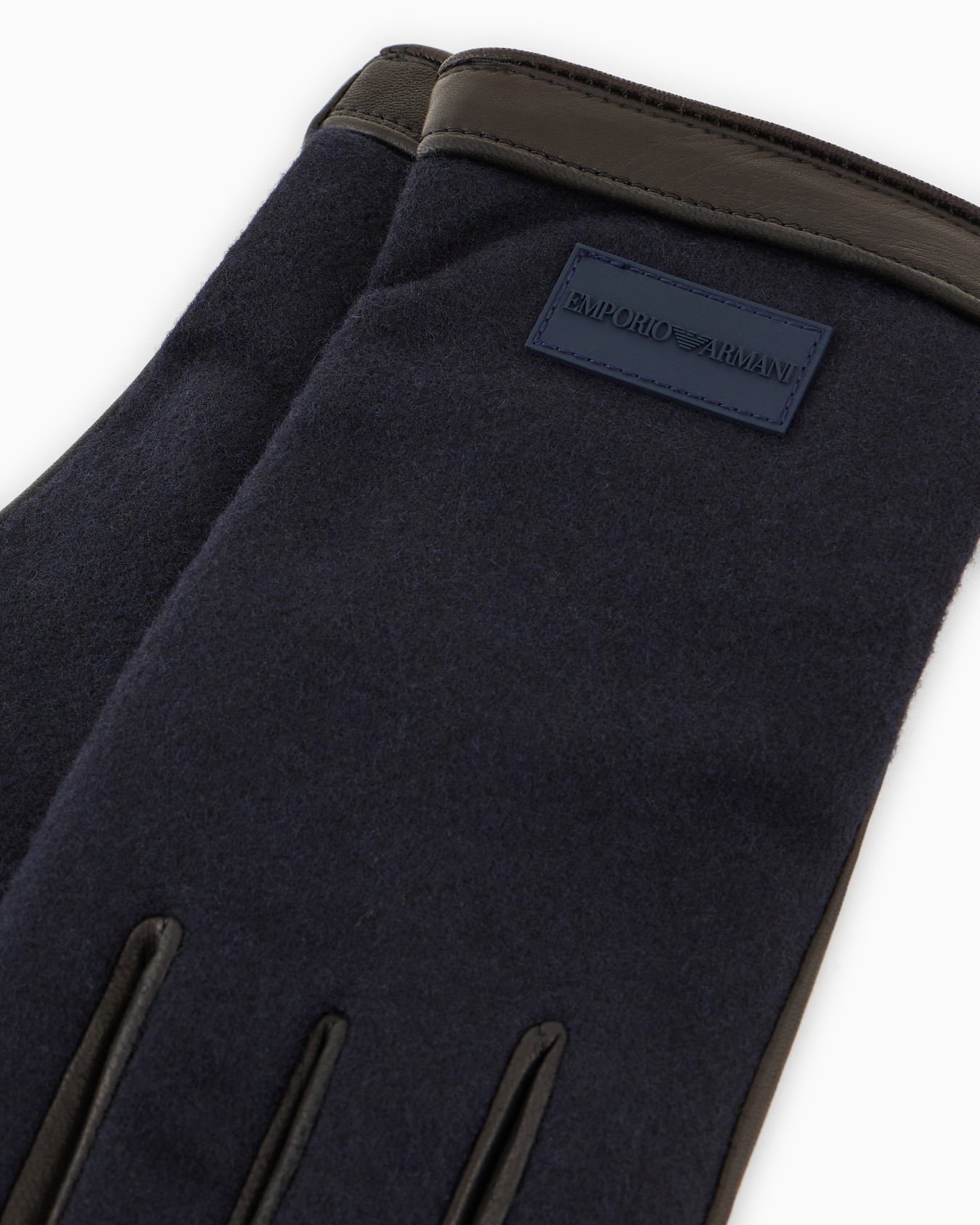 Handschuhe aus Nappaleder und Wollstoff Folie 1
