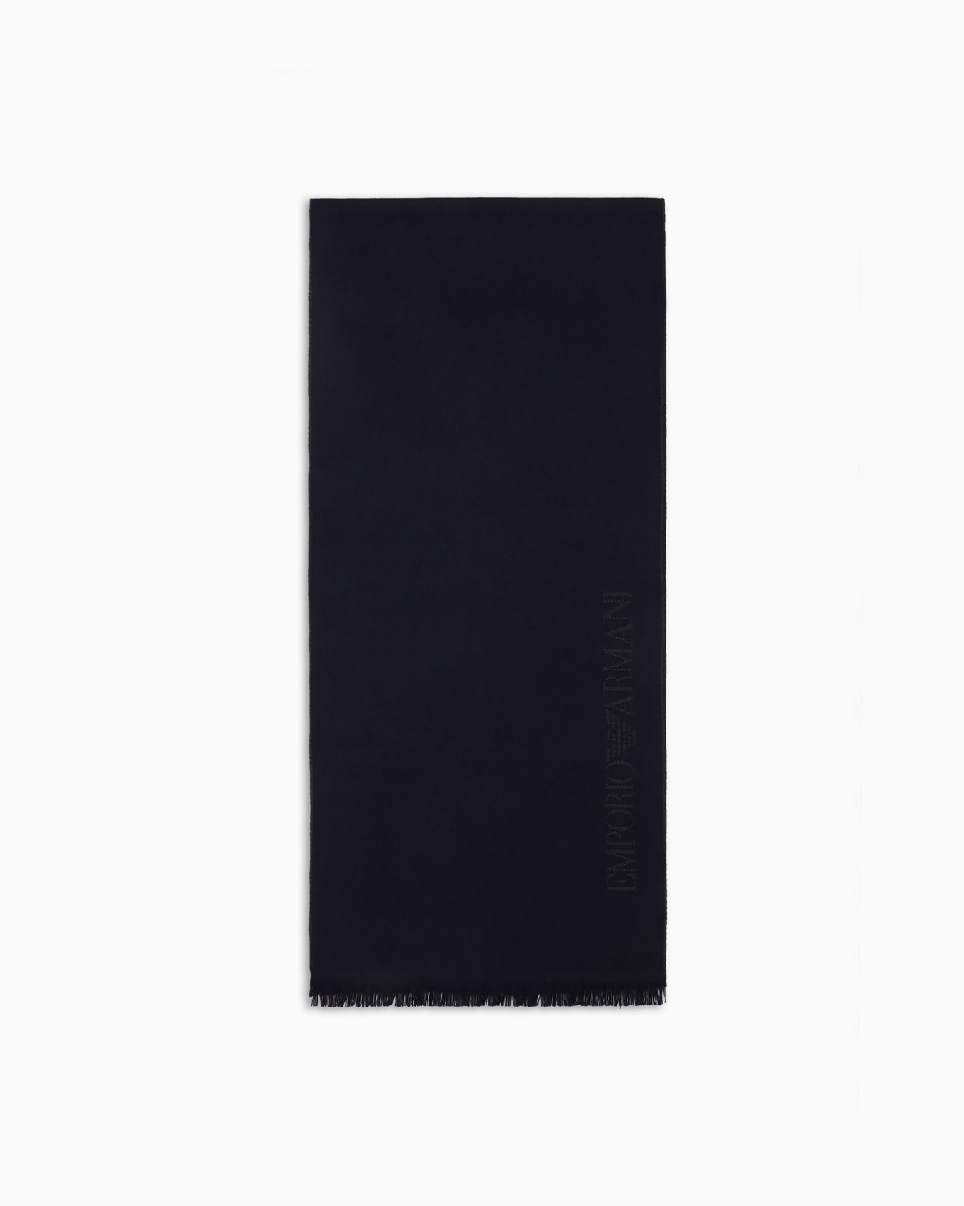 Bufanda de lana con inscripción de logotipo en tejido jacquard Diapositiva 0