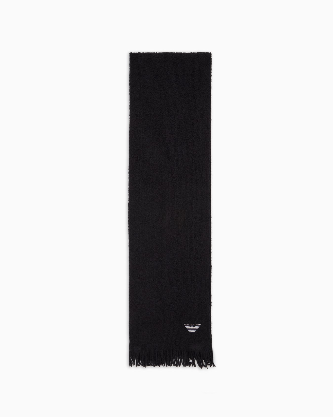 Fringed, brushed-fabric scarf Slide 0