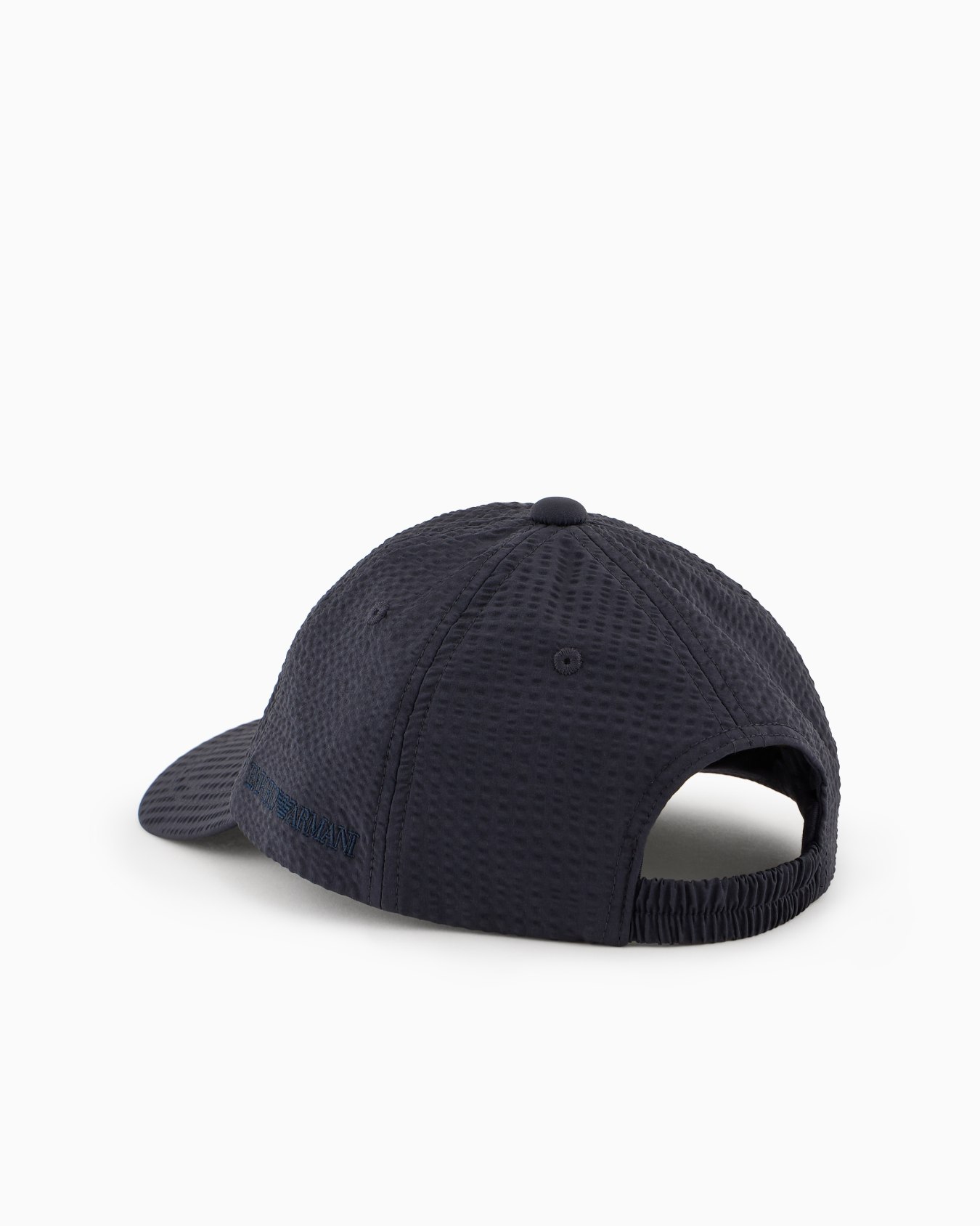 Baseball cap in technical seersucker fabric Slide 1