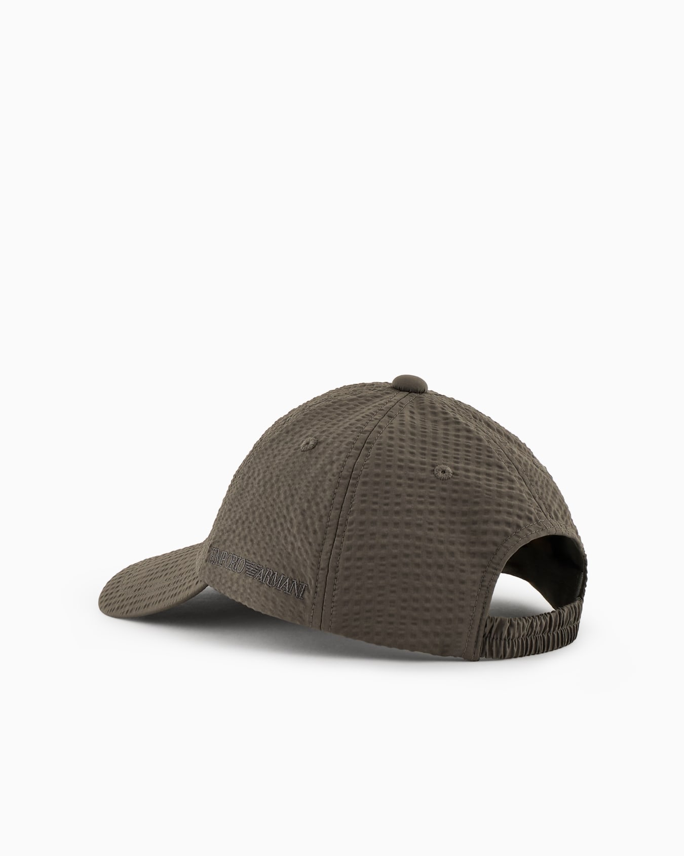 Casquette de baseball en tissu seersucker technique Diapositive 1