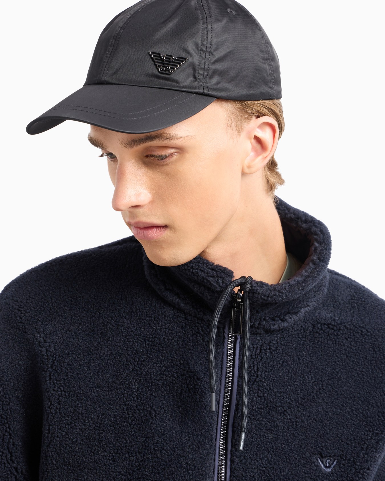 Nylon baseball cap with eagle plate Slide 2