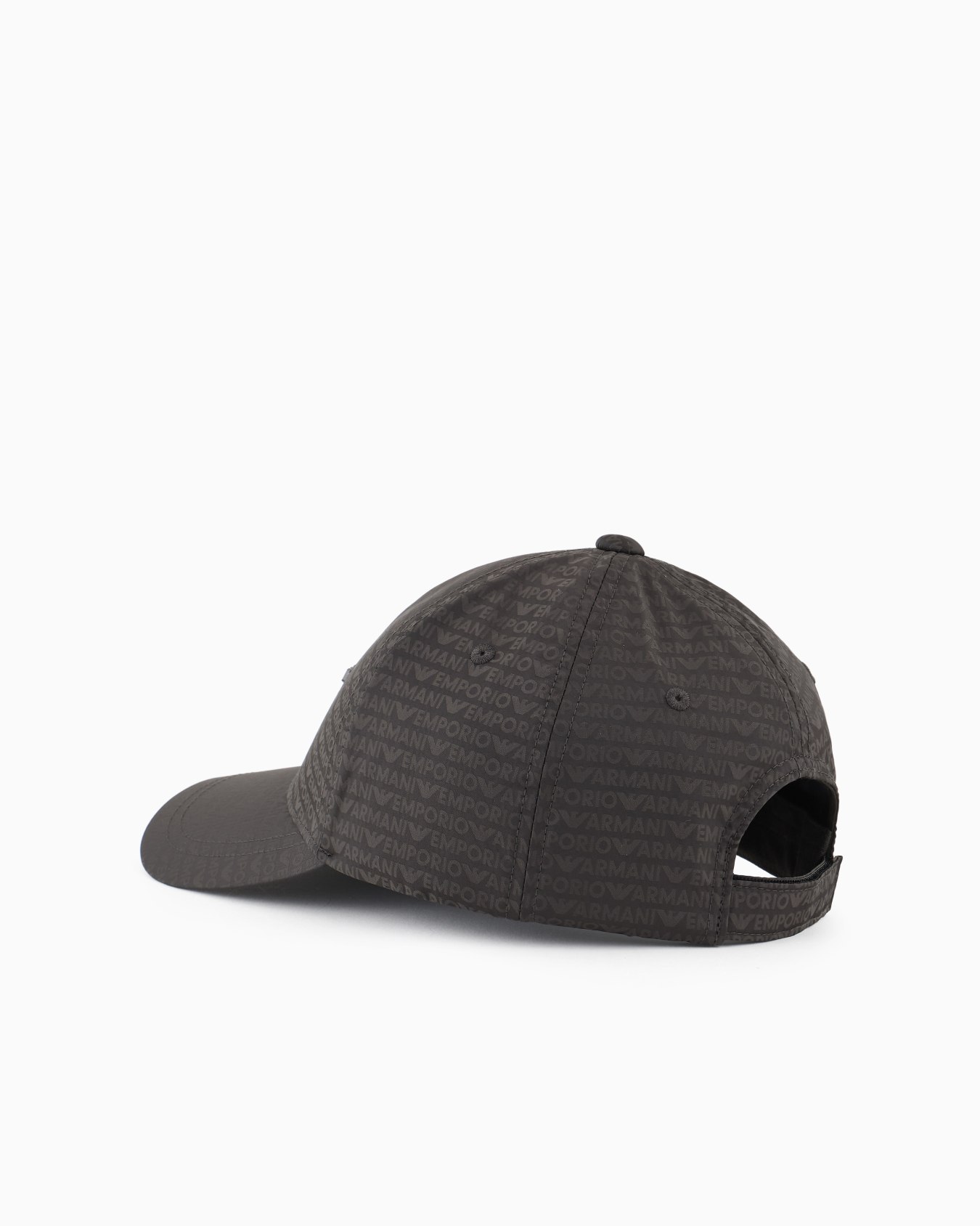 Jacquard nylon baseball cap with all-over logo lettering Slide 1