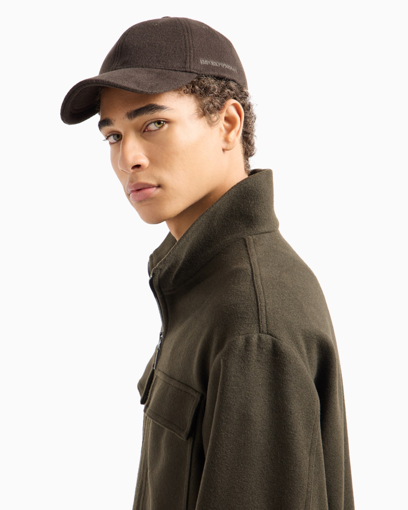 Wool cloth baseball cap Slide 2