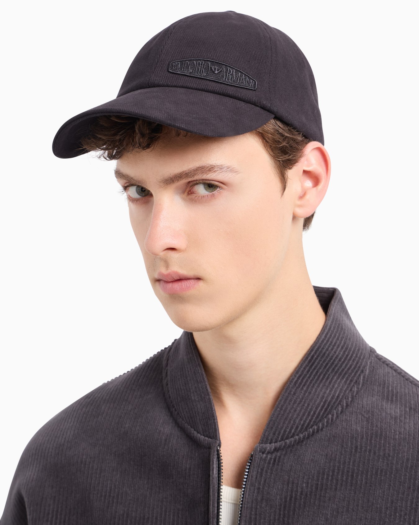 Cotton baseball cap with embroidered logo Slide 2