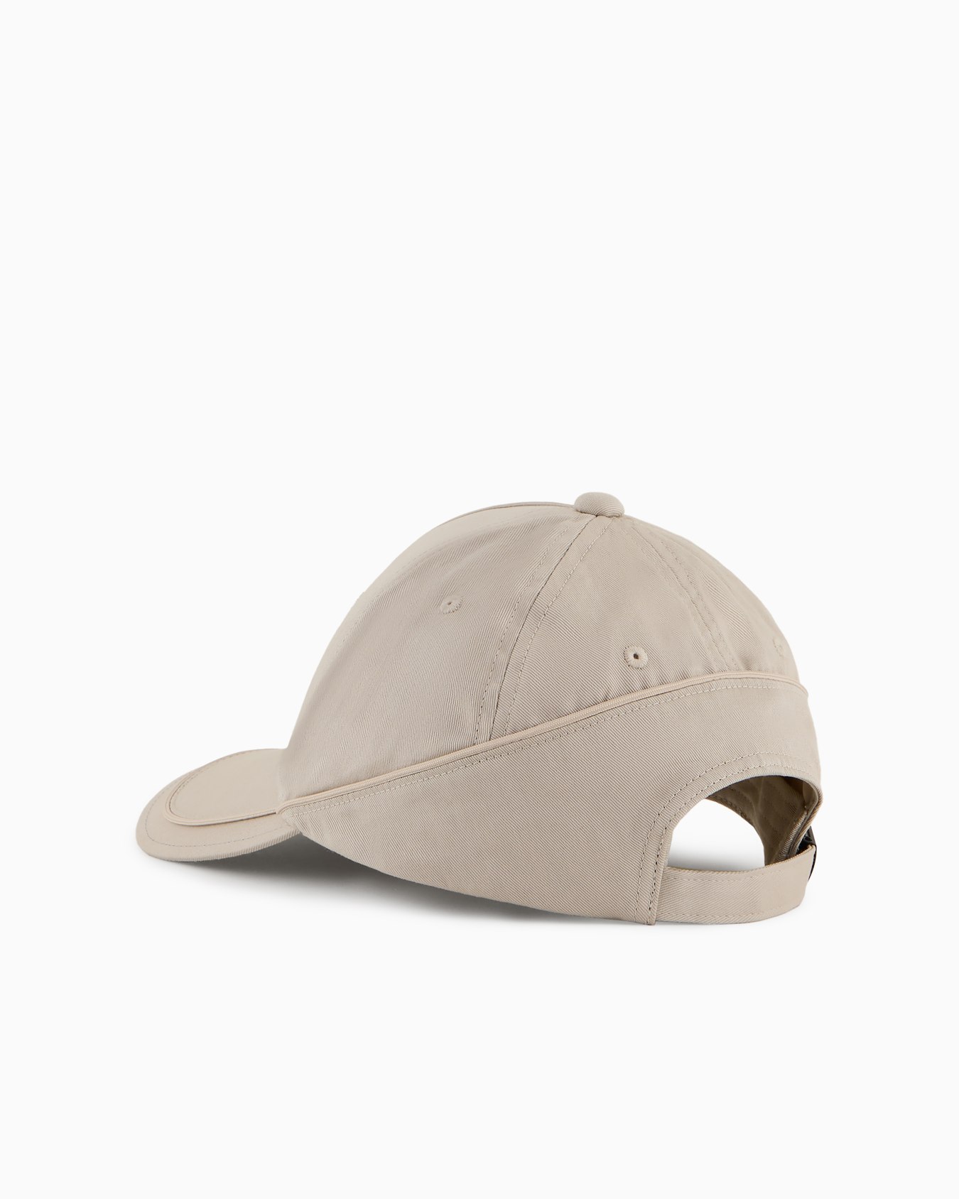 Baseball cap with piping and embossed oversized logo Slide 1