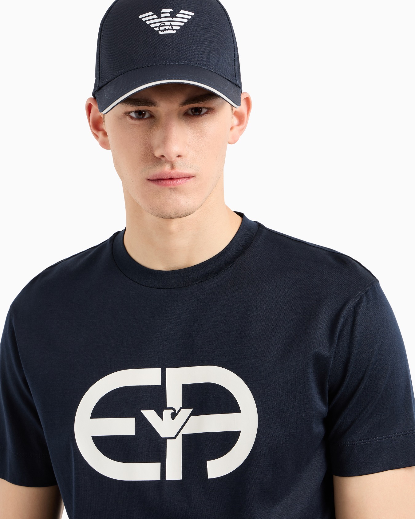 Gorra de béisbol con águila estampada Diapositiva 2