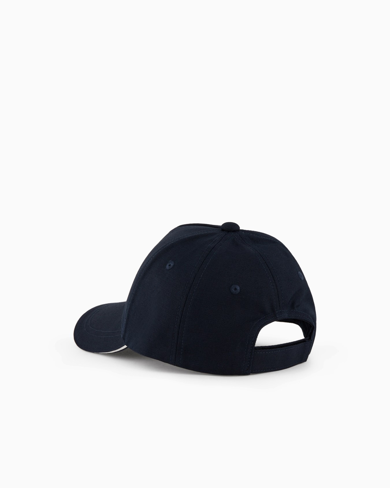 Casquette de baseball en toile avec écusson Emporio Armani Diapositive 1