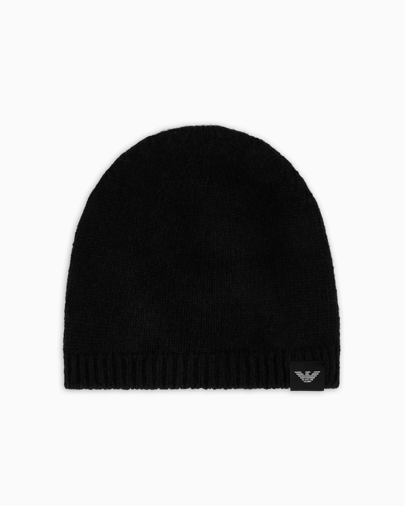 Pure cashmere, ribbed beanie Slide 0