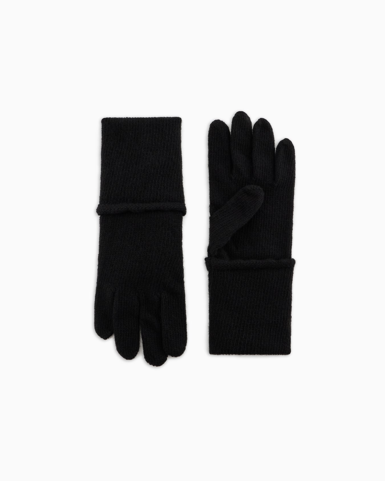 Gants en maille de laine avec broderie logo EA signature Diapositive 0