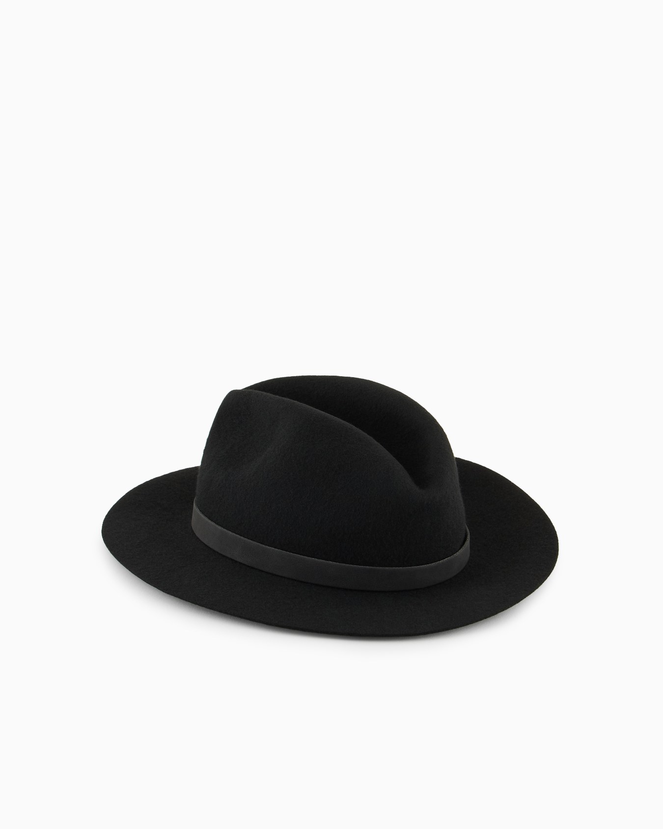 Fedora-Hut aus Wolle mit Riemen Folie 1
