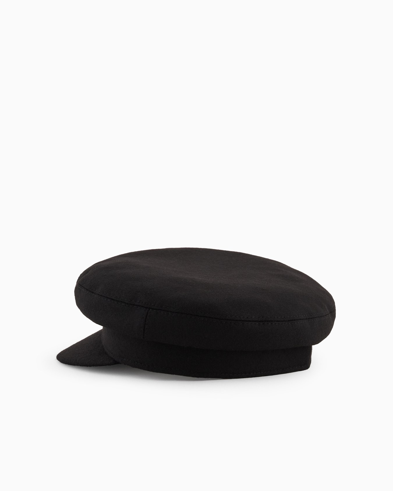 Wool cloth beret with visor Slide 1