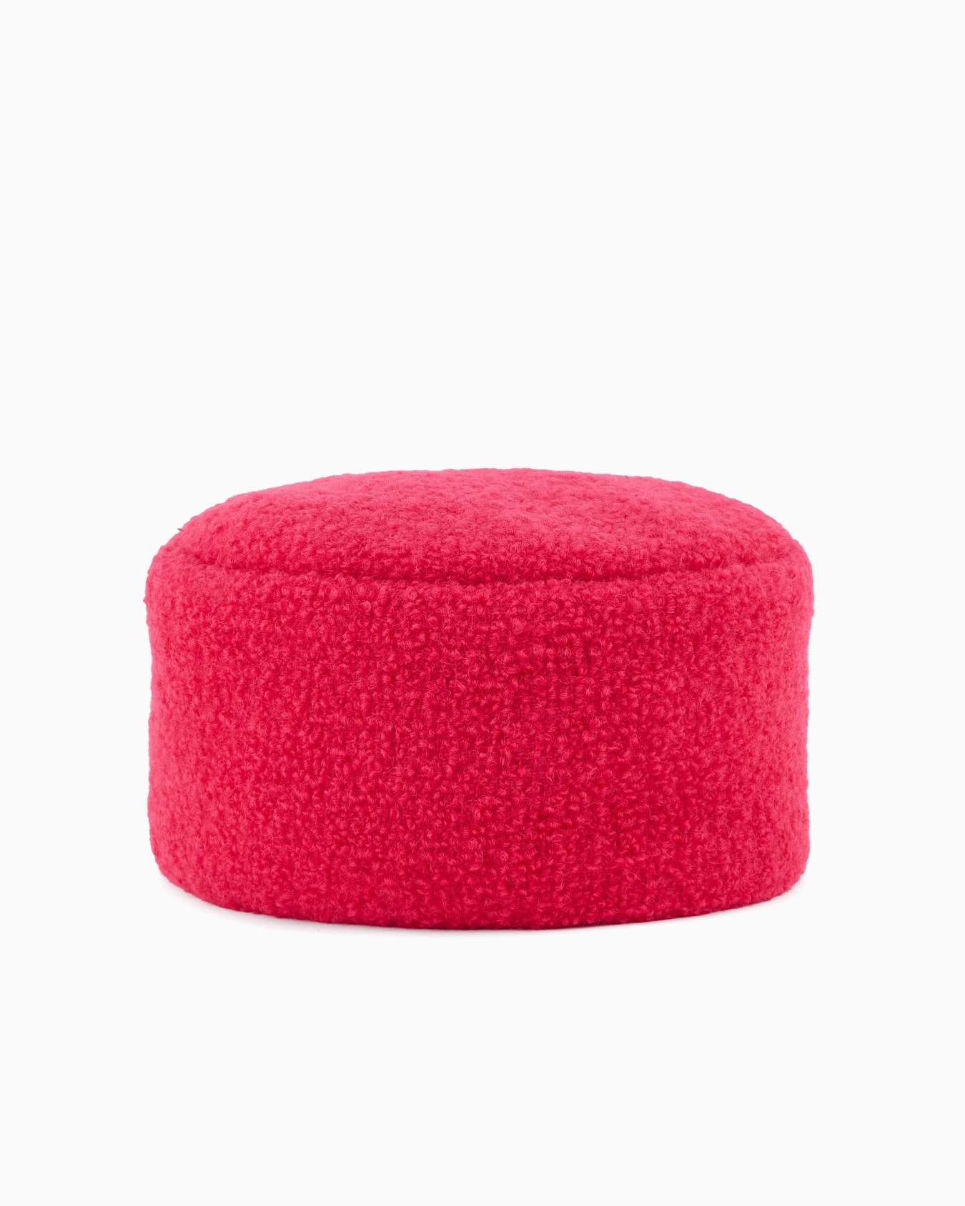Bouclé-effect fabric beret Slide 0