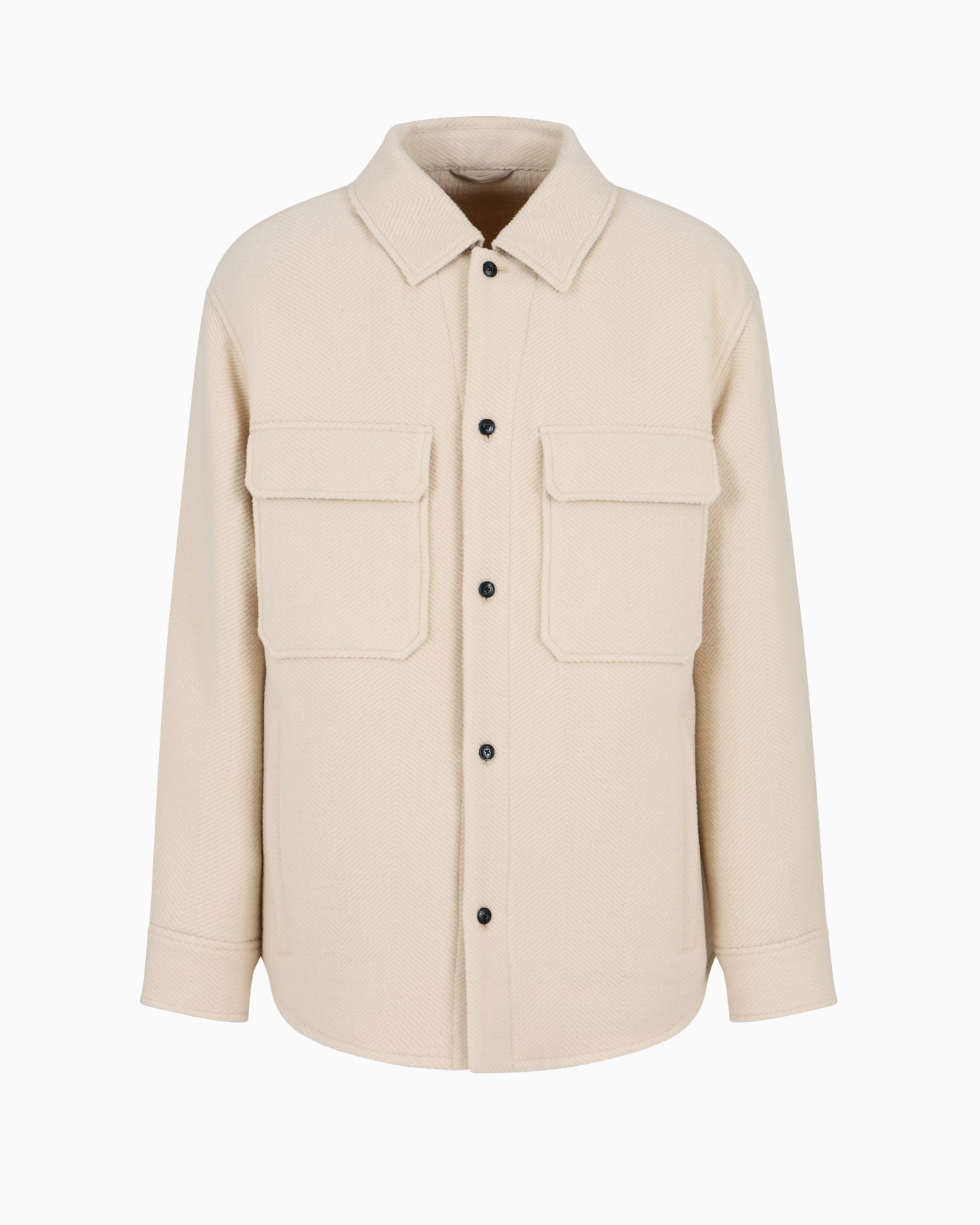 Veste en laine épaisse avec motif chevron en relief Diapositive 0