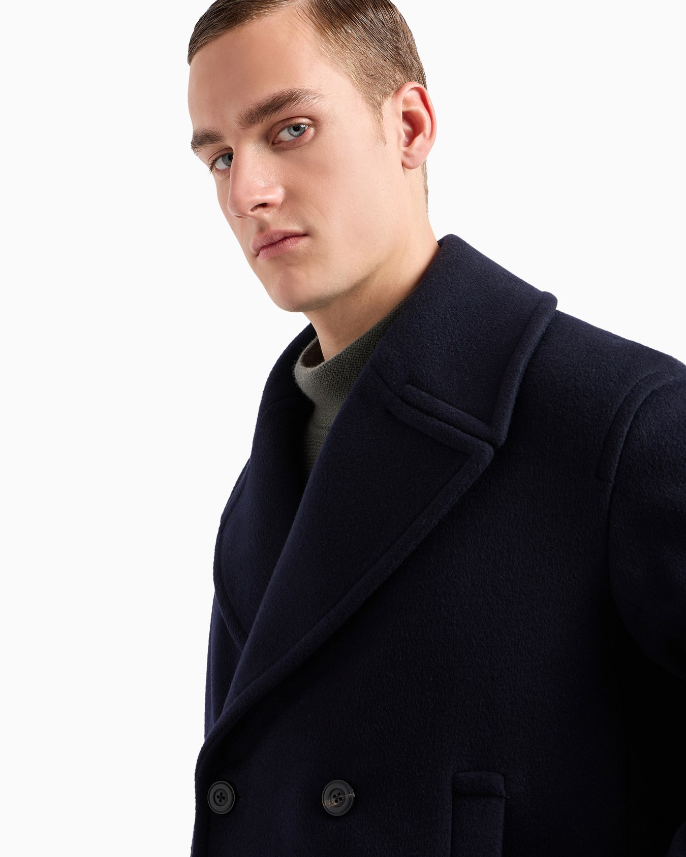 Doppelreihiger Blouson aus Schurwollstoff Folie 5