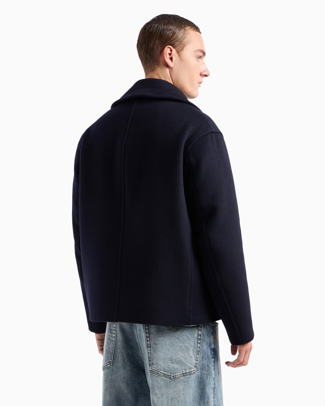 Doppelreihiger Blouson aus Schurwollstoff Folie 3