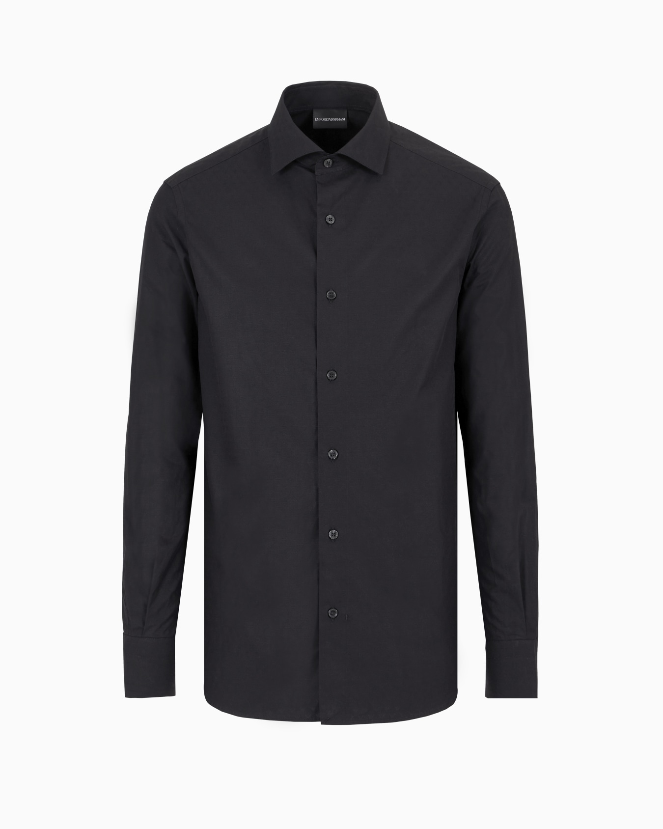Chemise en coton jacquard fantaisie logo all over Diapositive 0