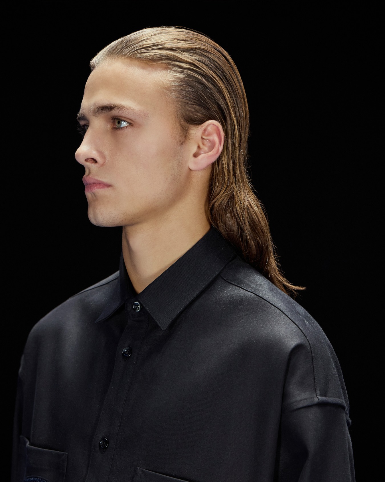 ASV Black Blue capsule collection Oxford cotton shirt Slide 5