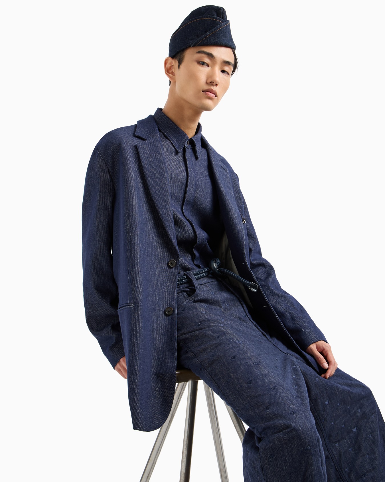 ASV Lyocell-blend denim shirt Diapositiva 4