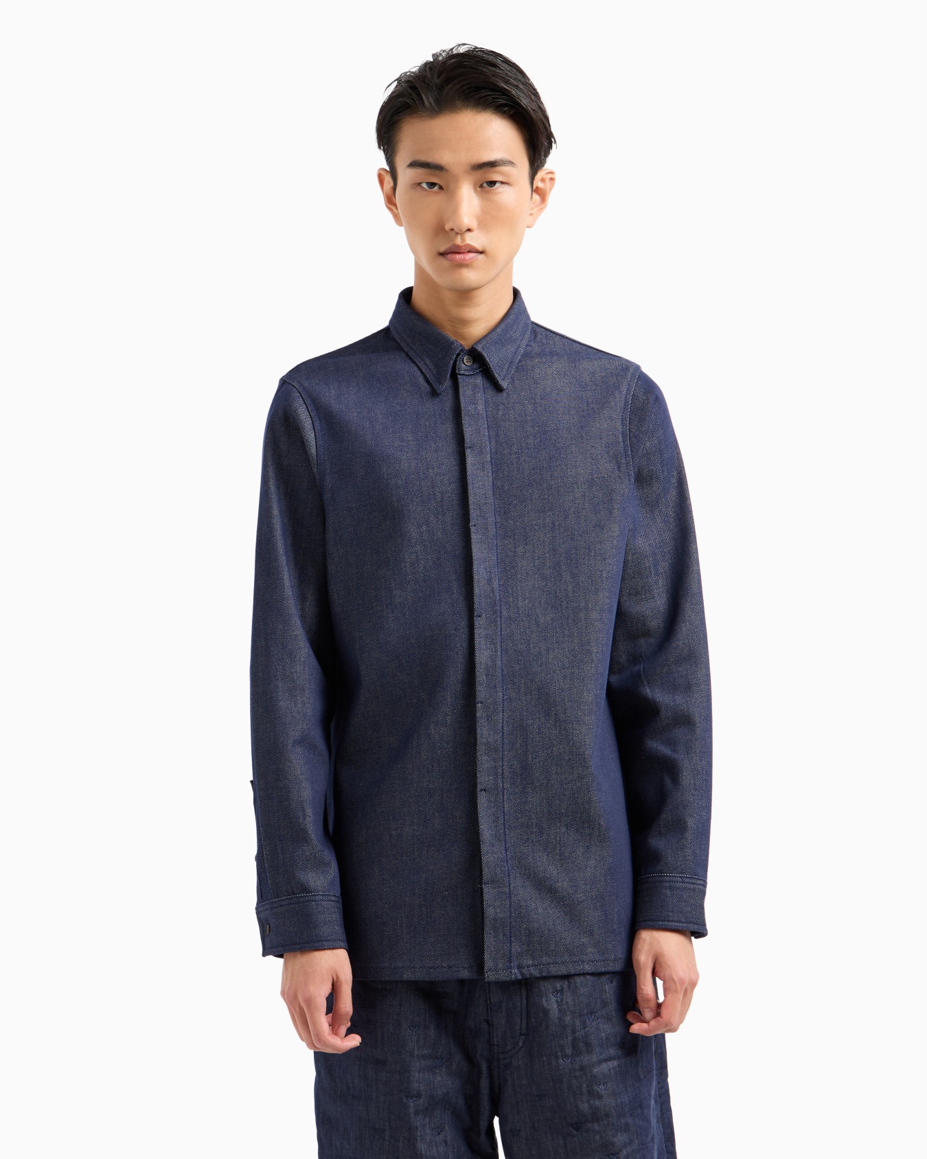 ASV Lyocell-blend denim shirt Diapositiva 1