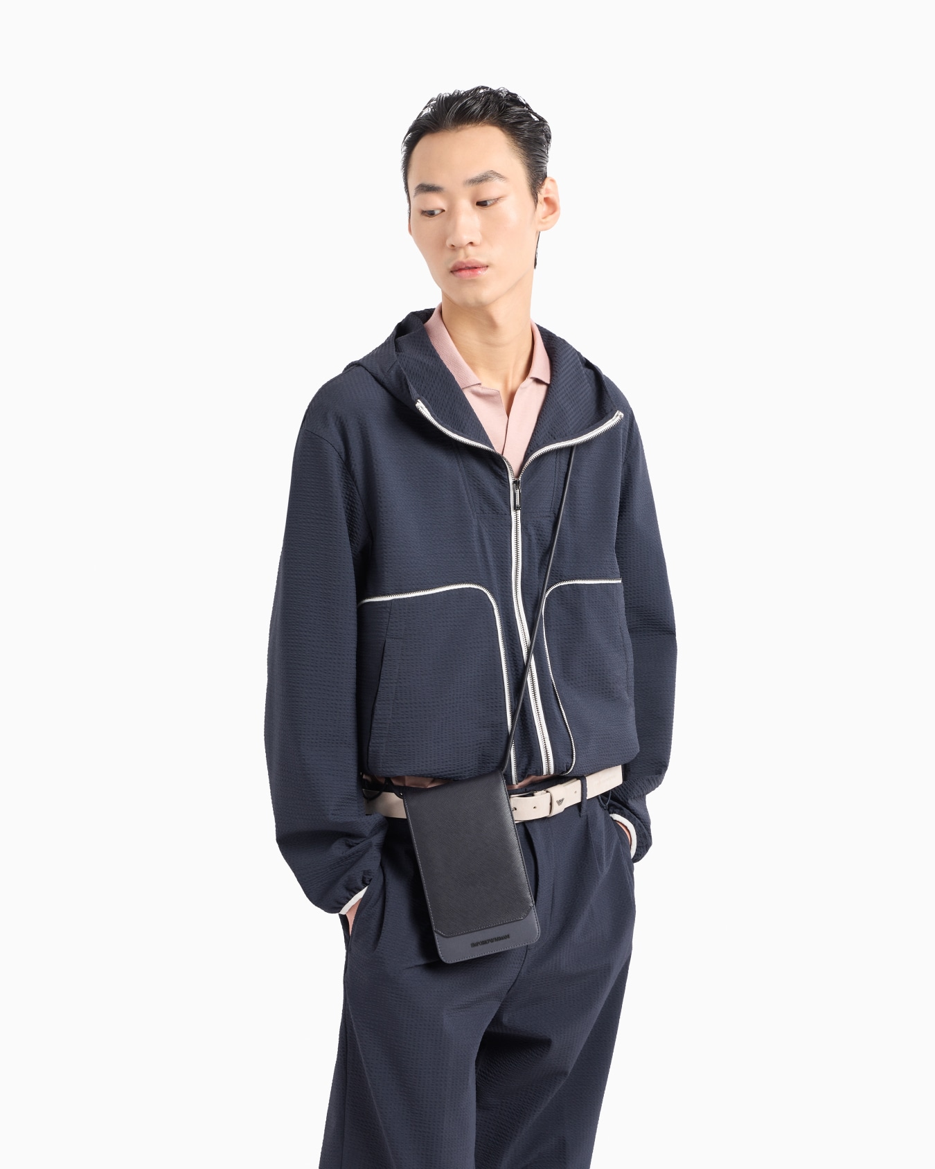  Lyocell-blend jersey polo shirt Slide 6
