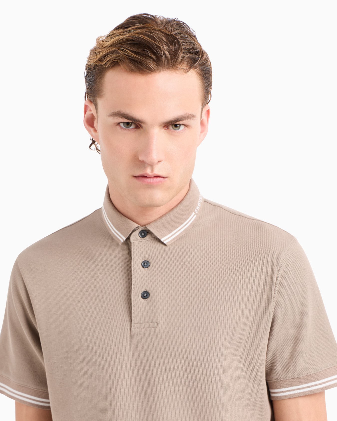 Poloshirt aus Jersey mit Logo Folie 4