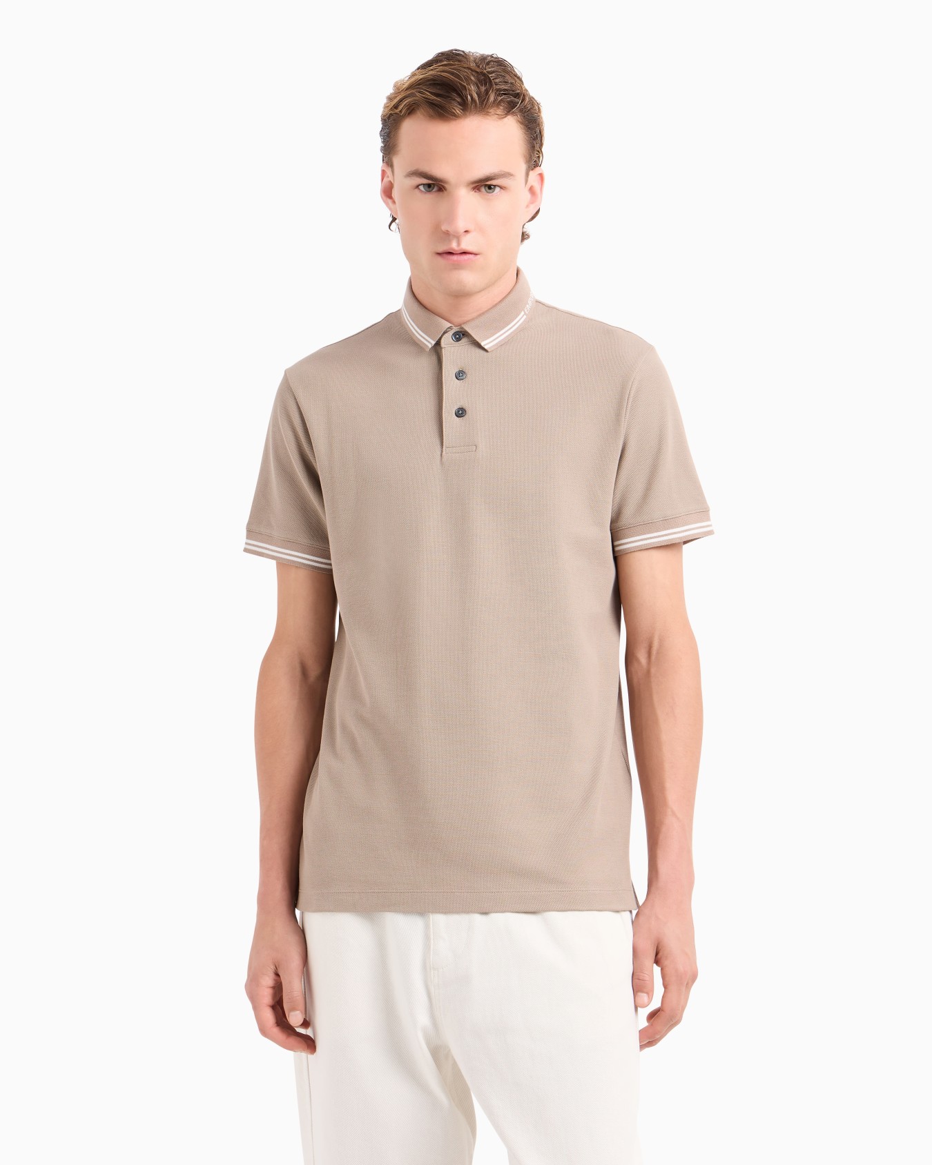 Poloshirt aus Jersey mit Logo Folie 1