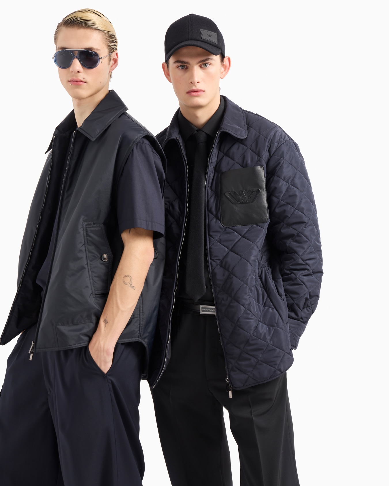 Veste sans manches avec fermeture zippée en nylon déperlant Diapositive 6