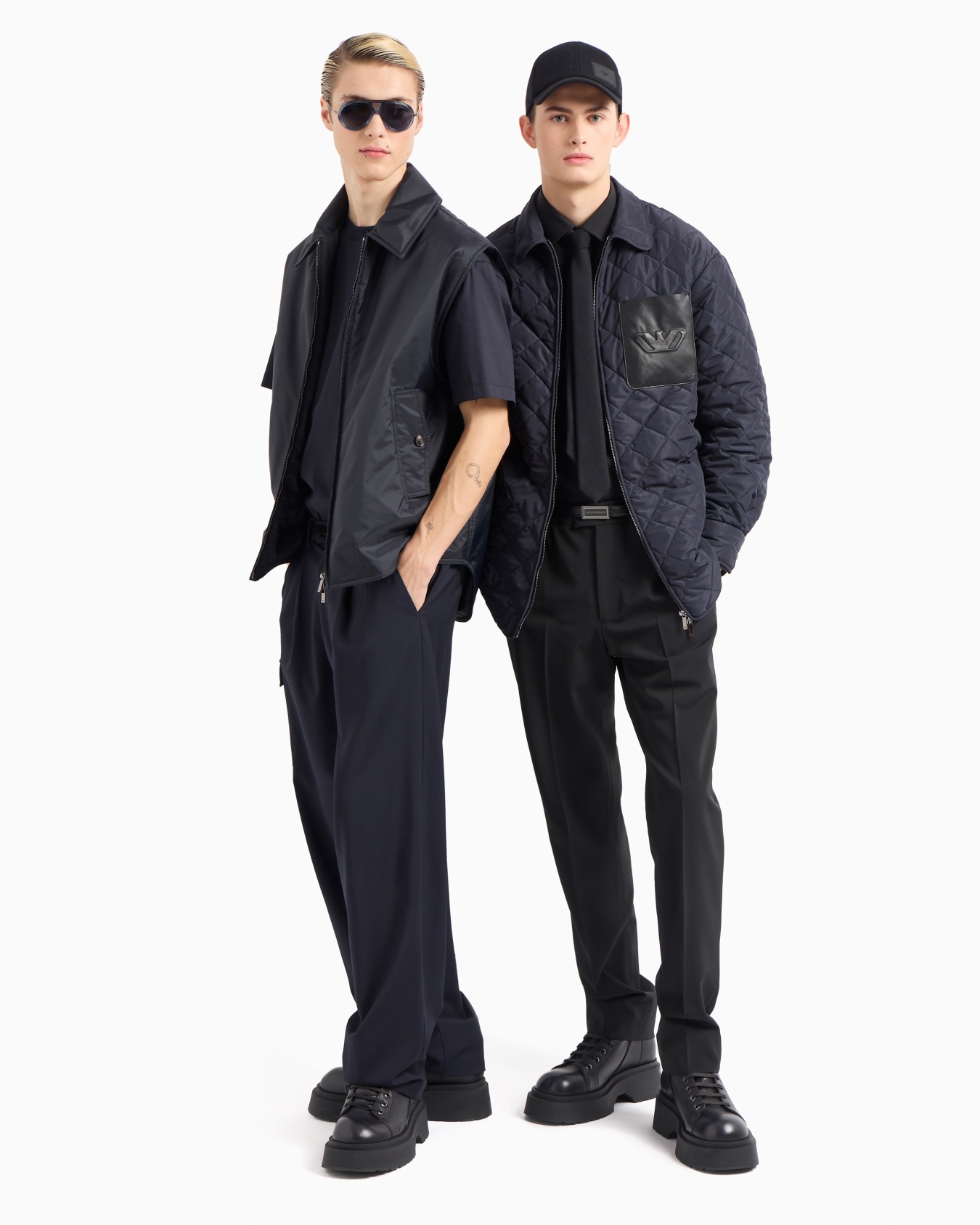 Veste sans manches avec fermeture zippée en nylon déperlant Diapositive 4