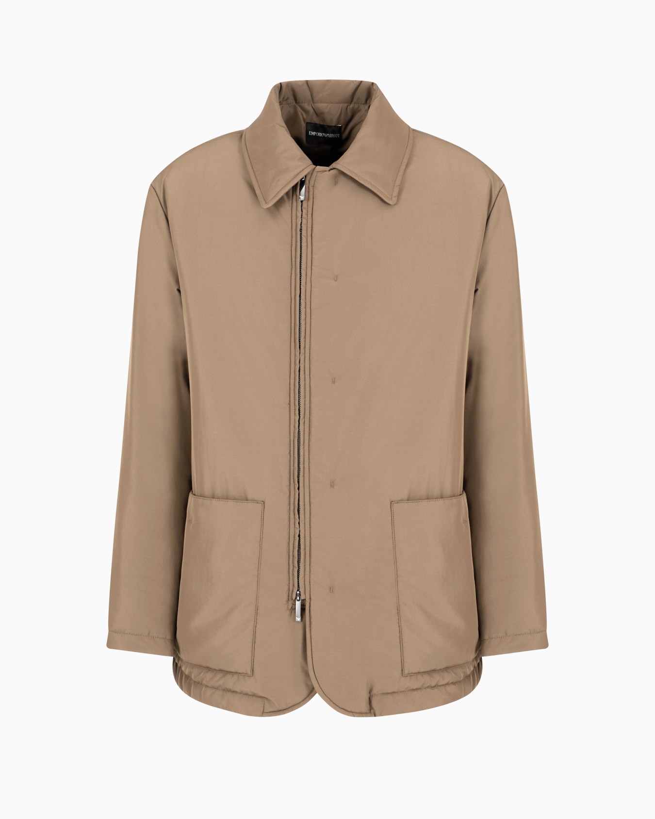 Water-repellent nylon jacket with side slits Slide 0