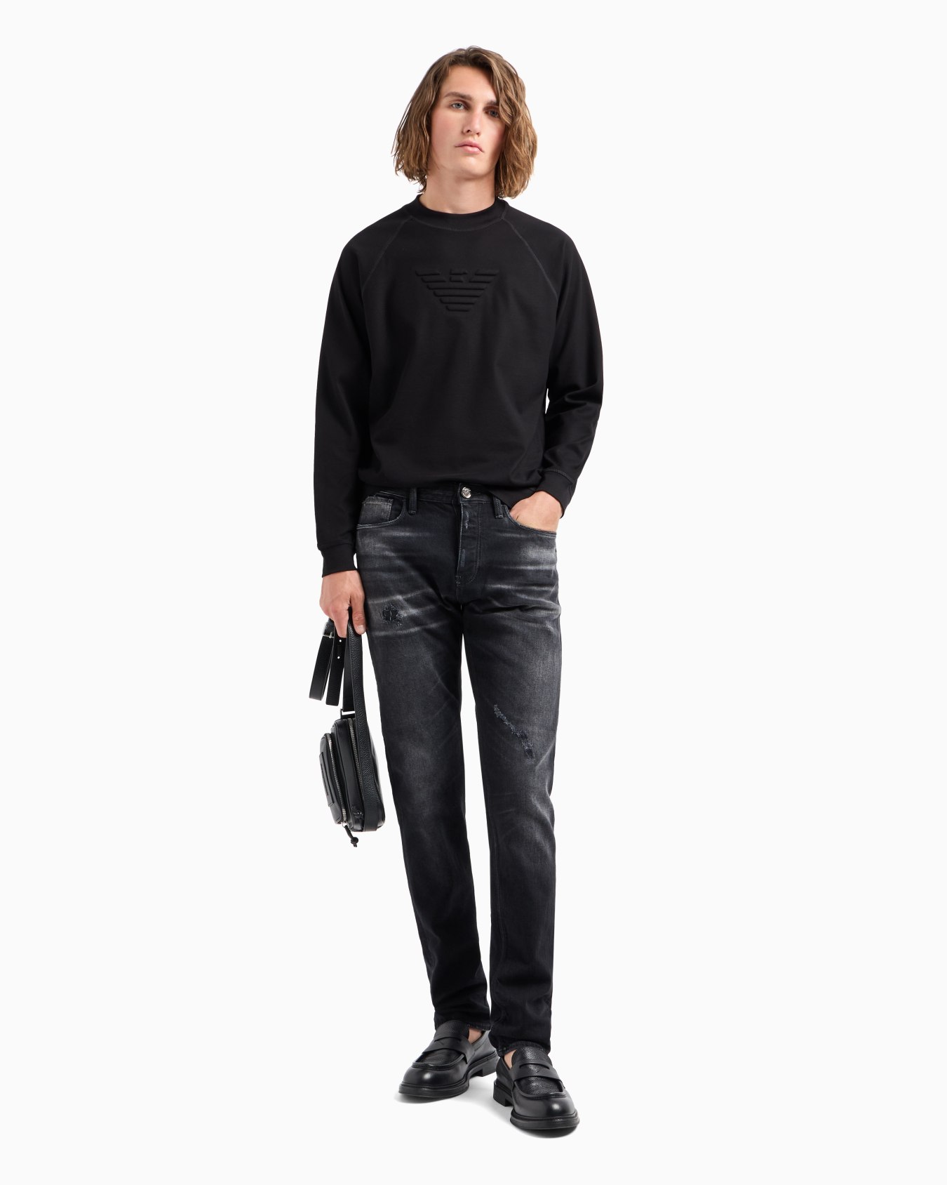 J75 Slim-fit, made-in-Italy denim jeans Slide 3