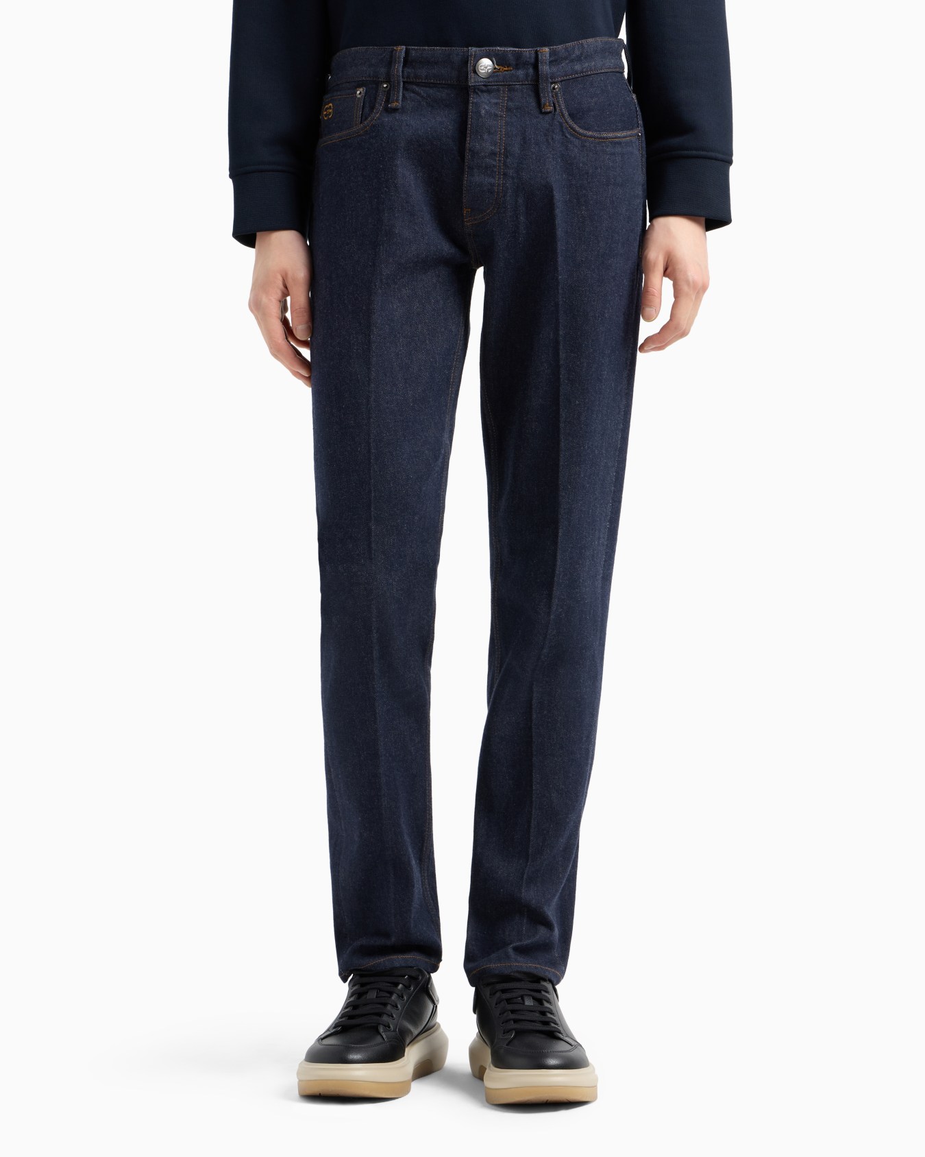 J75 Slim-fit jeans in selvedge denim Slide 1