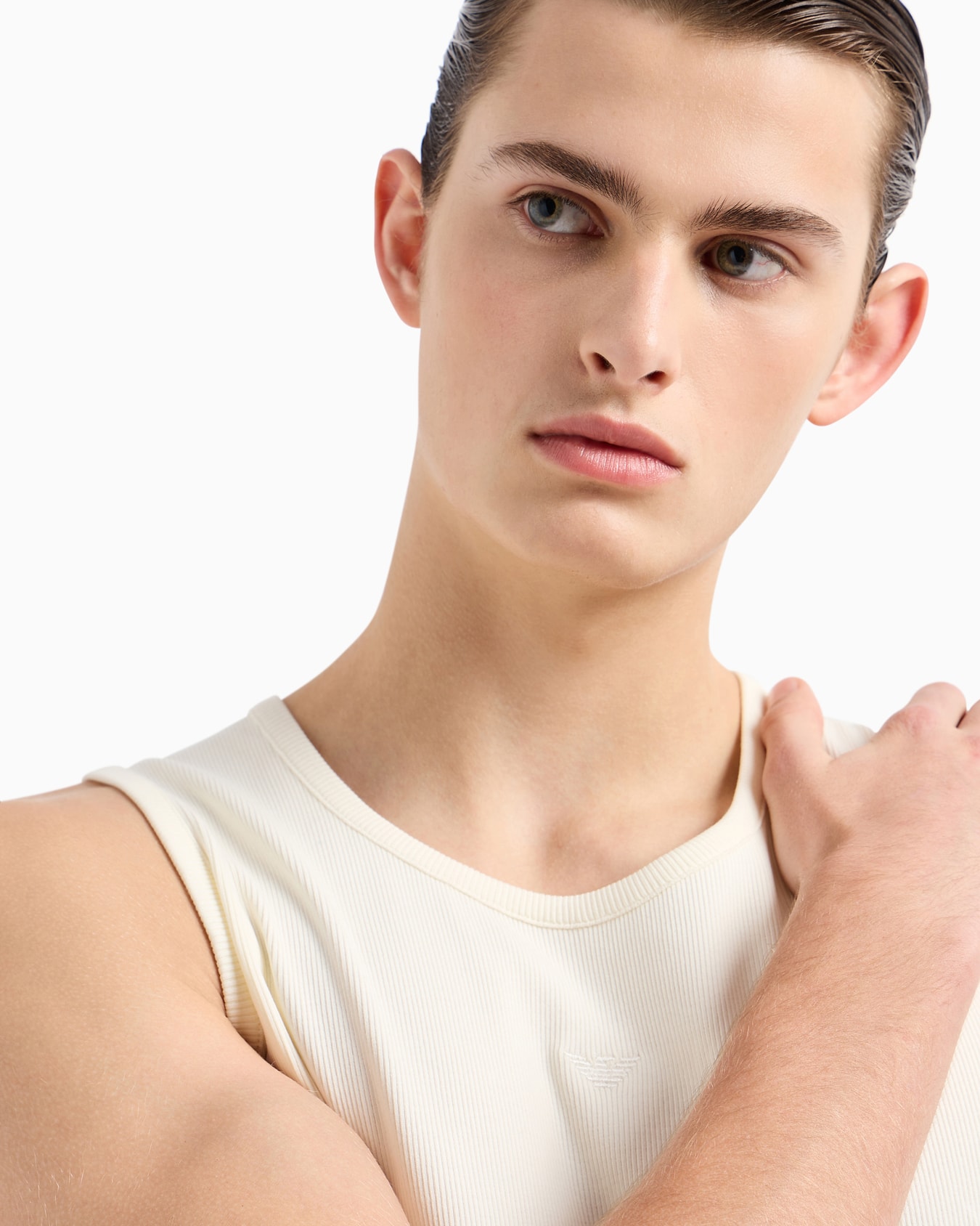 Knit-effect ribbed tank top Diapositiva 5